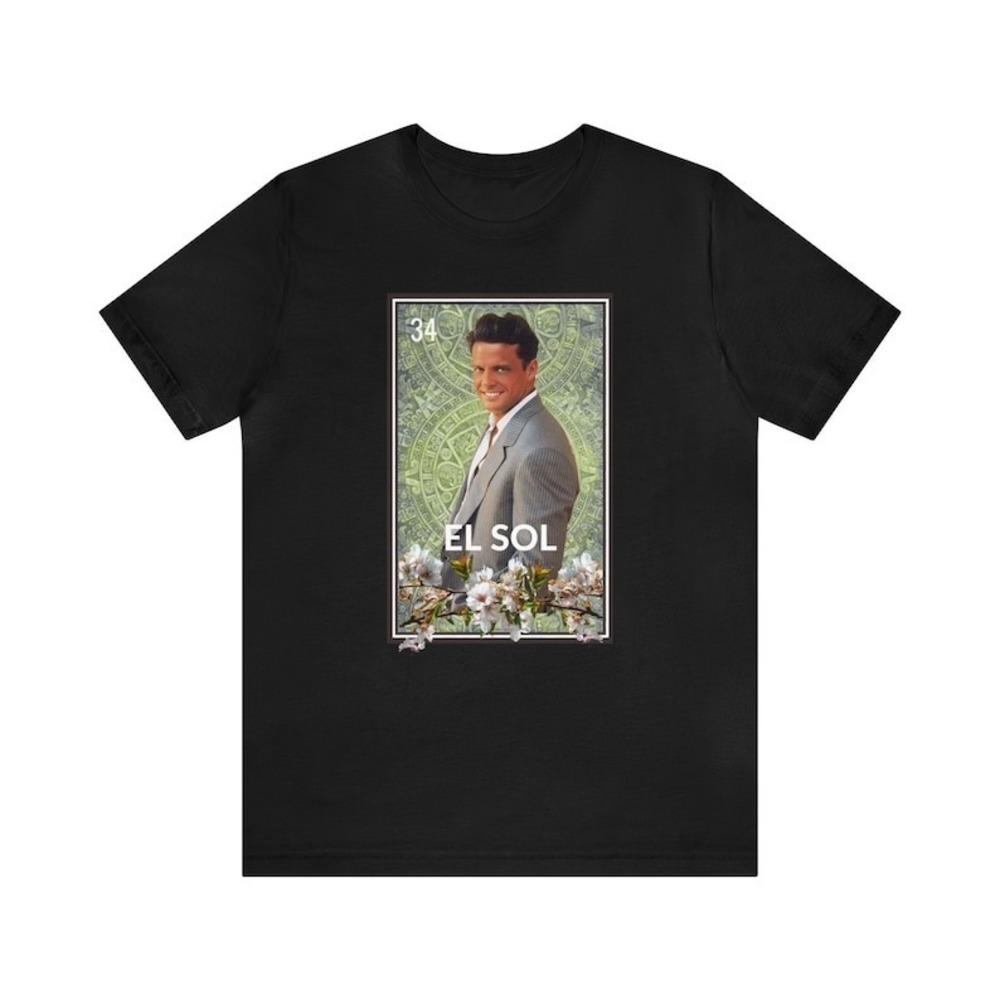 Mexican Loteria T-Shirt EL SOL Unisex Short Sleeve Tee